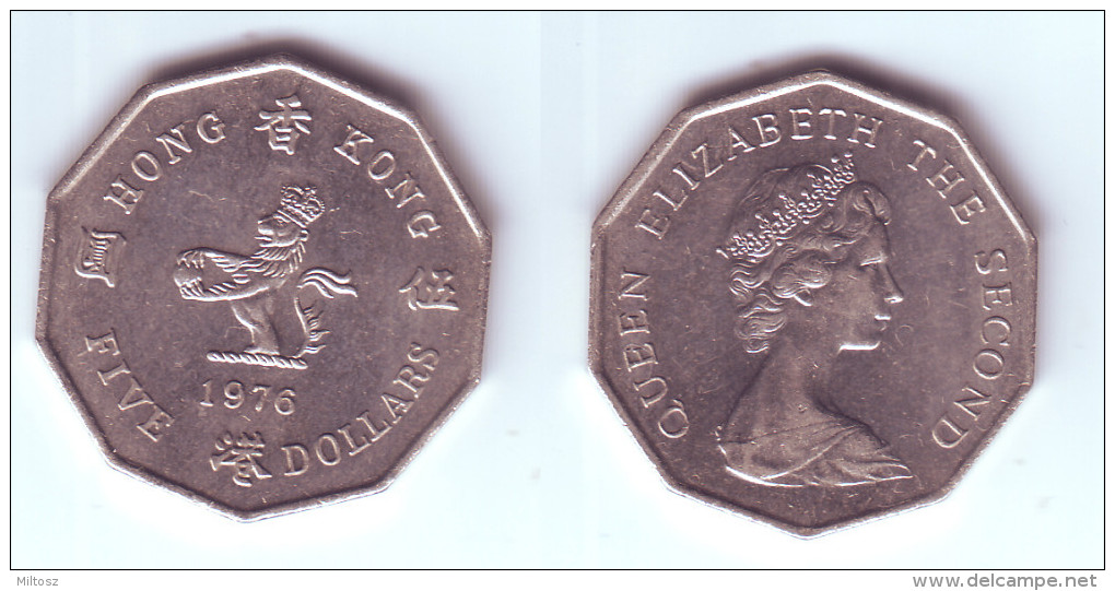 Hong Kong 5 Dollar 1976 - Hong Kong