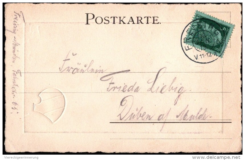 ! 1913 Seltene Karte Der Studentenverbindung Donaria Weihenstephan, Freising, Studentenkarte, Studentika, Couleurkarte - Ecoles