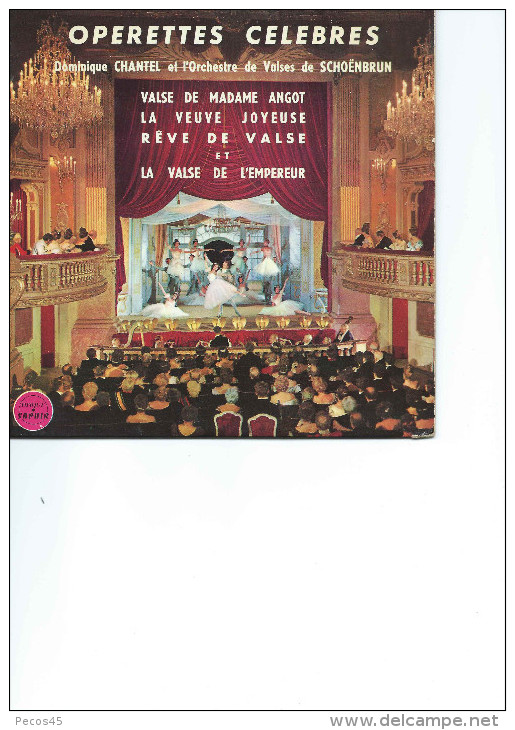 Vinyle 45 Tours / Opérettes Célèbres - Orchestre De Valses De SCHOENBRUN. - Oper & Operette