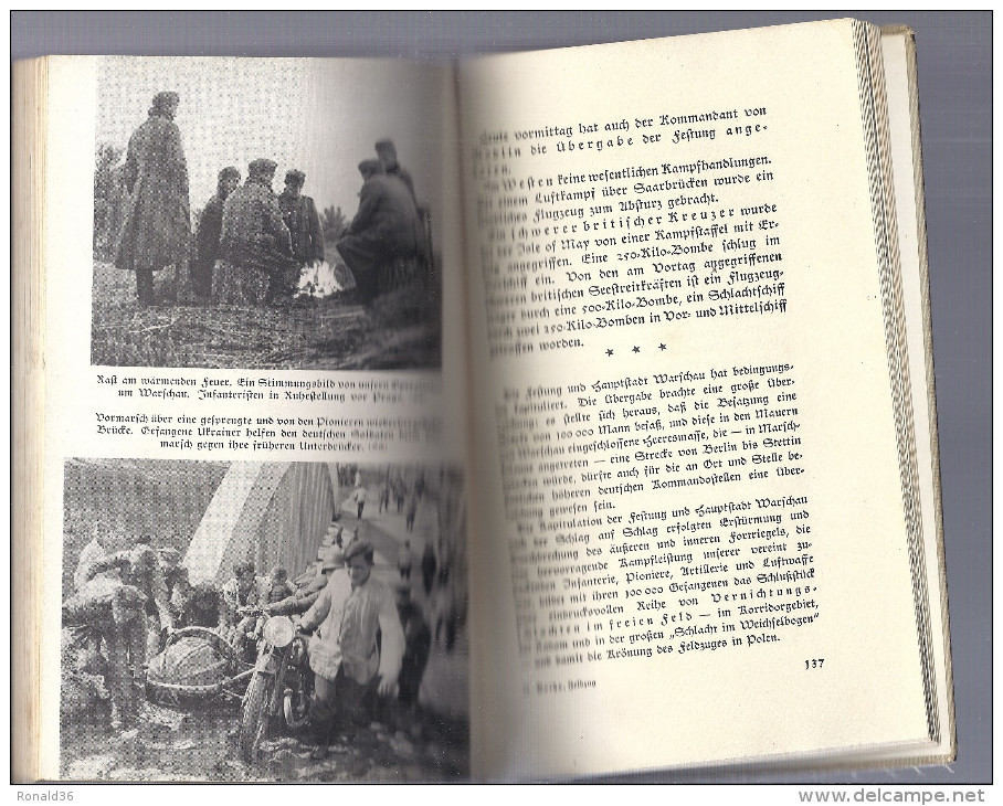 Livre ROLFBATHE DER FELDZUG DER 18 TAGE Chronik Des Polnifchen Dramas Militaire Soldat Armes POLOGNE - 5. World Wars