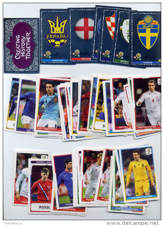 Calciatori Euro 2012 Uefa Penny Market, Panini Family - 83 FIGURINE - Edizione Italiana