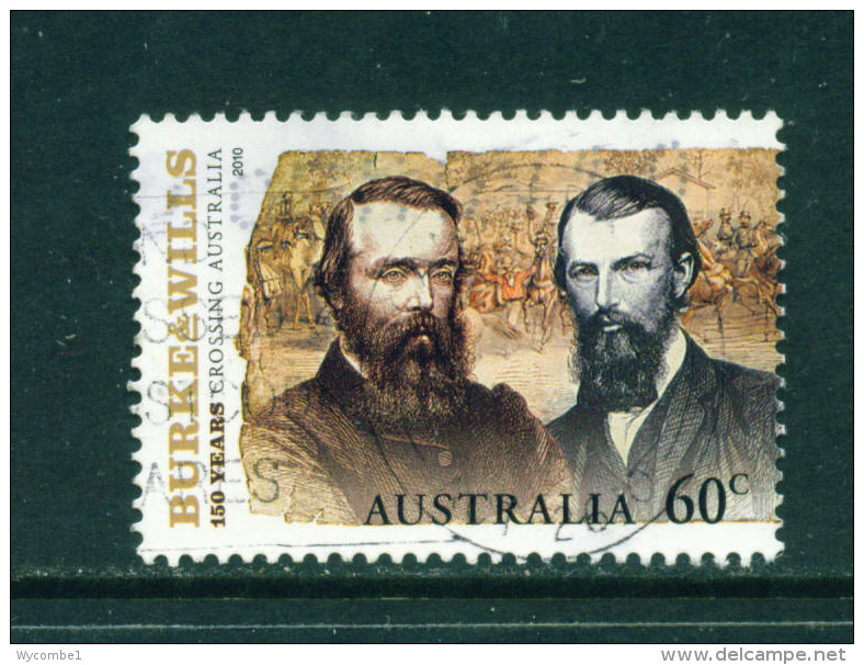 AUSTRALIA  -  2010  Burke And Wills  60c  Sheet Stamp  Used As Scan - Used Stamps