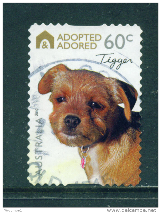 AUSTRALIA  -  2010  Dogs  60c  Self Adhesive  Used As Scan - Used Stamps