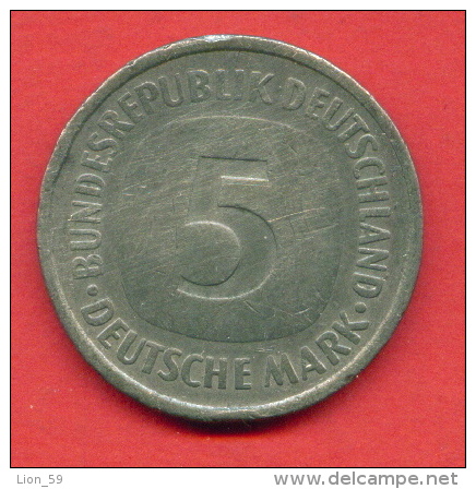 F3793 / - 5 Mark  - 1975 D - FEDERAL Germany Deutschland Allemagne Germania - Coins Monnaies Munzen - 5 Marcos