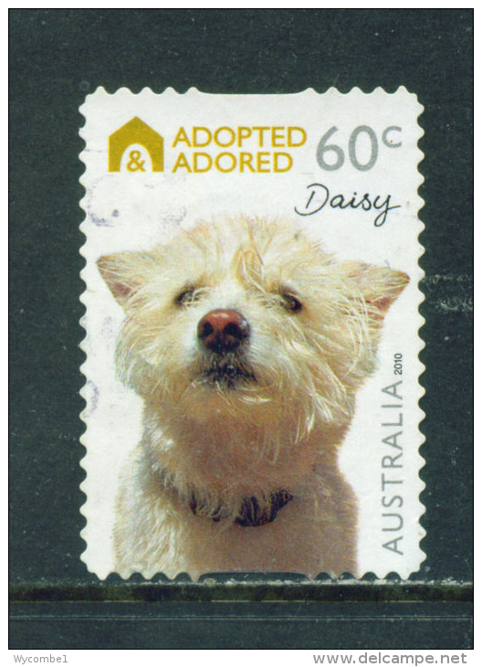 AUSTRALIA  -  2010  Dogs  60c  Self Adhesive  Used As Scan - Used Stamps