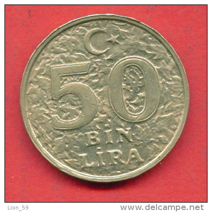 F3814 / - 50 000 Lira - 50 BIN Lira - 1998 - Turkey Turkije Turquie Turkei - Coins Munzen Monnaies Monete - Turquie