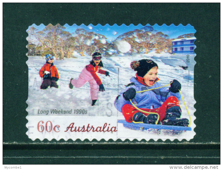 AUSTRALIA  -  2010  Holidays  60c  Self Adhesive  Used As Scan - Used Stamps