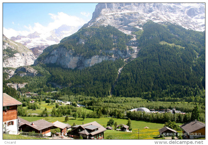 [ T15-001 ] SUISSE - Grindelwald  ,  China Pre-stamped Card, Postal Stationery - Other & Unclassified