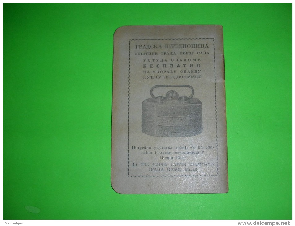 R!,R!,calendar,litlle Note Book,Novi Sad Savings Bank,beehive,religion Dates,measure Tables,handy Info,vintage,Serbia - Formato Piccolo : 1921-40