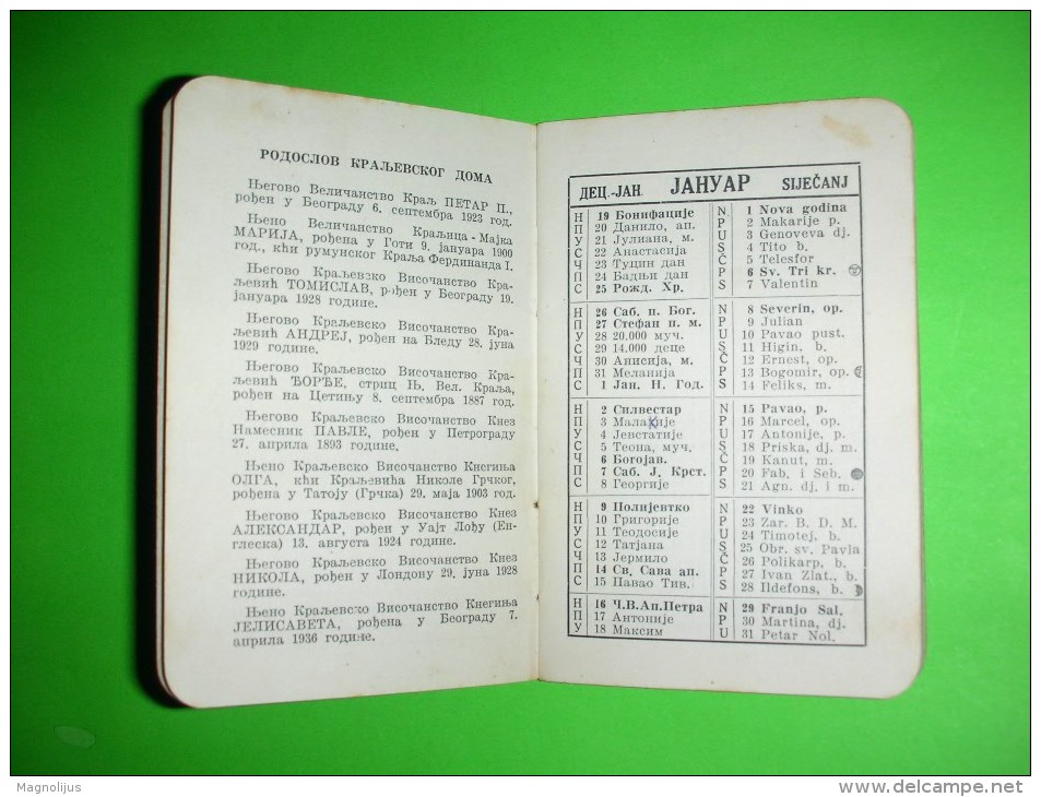 R!,R!,calendar,litlle Note Book,Novi Sad Savings Bank,beehive,religion Dates,measure Tables,handy Info,vintage,Serbia - Small : 1921-40