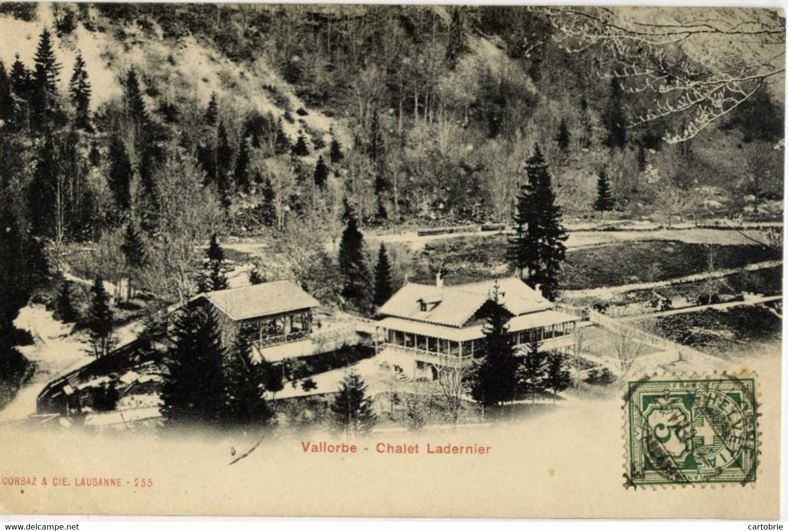 Suisse - VALLORBE - Chalet Ladernier - Carte Précurseur (dos Non Divisé) - Orbe