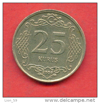 F3859 / - 10 Kurus - 2009 - Turkey Turkije Turquie Turkei - Coins Munzen Monnaies Monete - Turquie