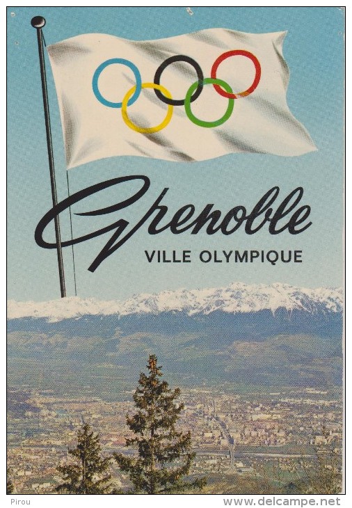 JEUX  OLYMPIQUES DE GRENOBLE 1968 : GRENOBLE VILLE OLYMPIQUE - Olympische Spelen