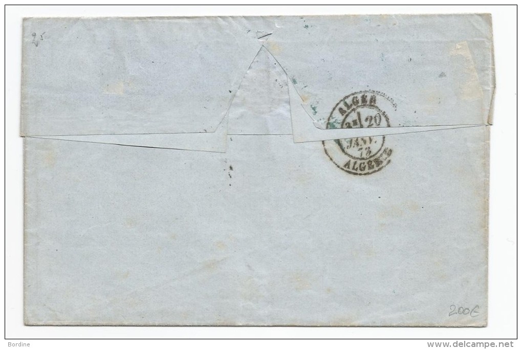 - Lettre - BOUCHES DU RHONE - MARSEILLE - BAT. A VAPEUR - RARE FRAUDE à Voir - 1873 - - 1871-1875 Ceres