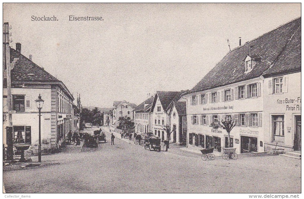 Stockach, Eisenstrasse - Schöne Karte - Stockach