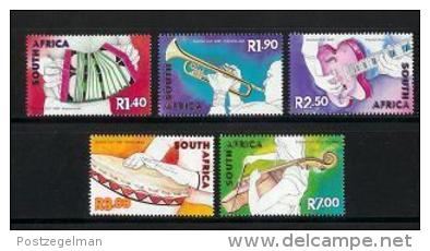 SOUTH AFRICA, 2001, Mint Never Hinged Stamp(s), Music In South Africa, Nr(s) 1398-1402  #6751 - Ongebruikt