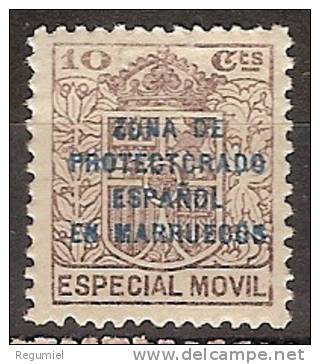 Marruecos Especial Movil ** 10 Cts. - Spanish Morocco