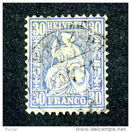 2915 Switzerland 1867  Michel #33 Used Scott #56    ~Offers Always Welcome!~ - Gebraucht