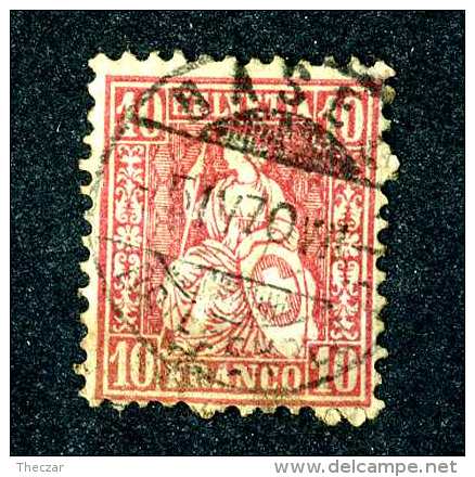 2924 Switzerland 1867  Michel #30 Used Scott #53    ~Offers Always Welcome!~ - Usados