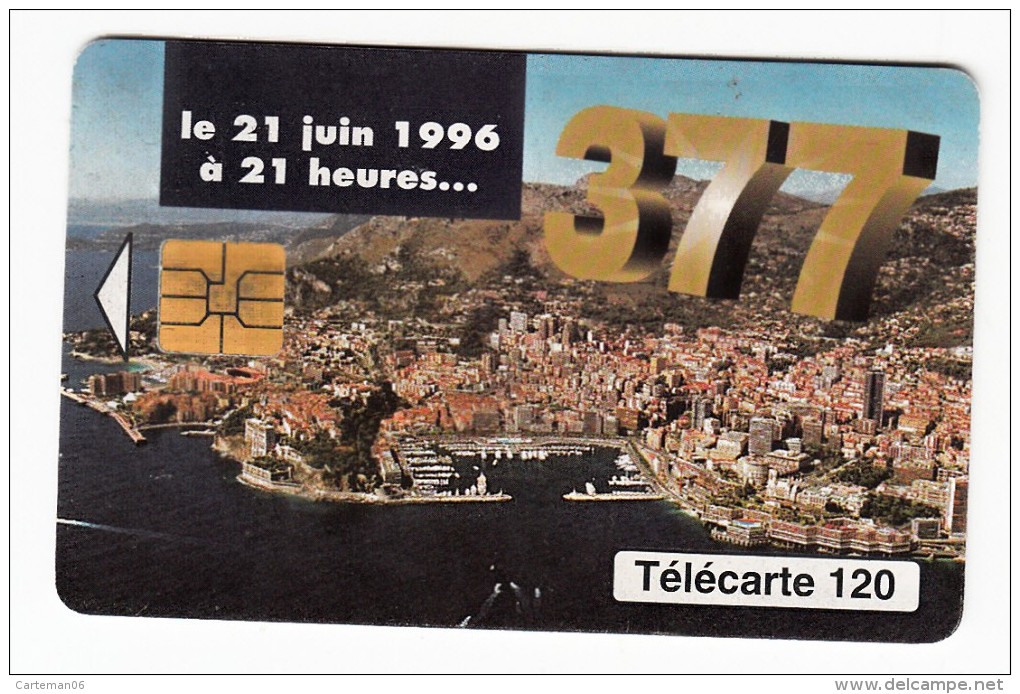 Télécarte - Monaco - 377 - 1996 - Monaco