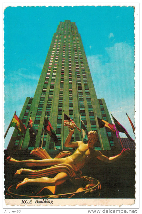 Cartolina - RCA Building - New York - 1977 - Viaggiata - Other Monuments & Buildings