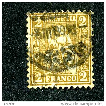 2946 Switzerland 1867  Michel #29  Used Scott #52  ~Offers Always Welcome!~ - Oblitérés