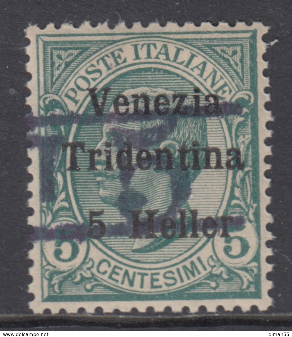 ITALIA - TRENTINO - Sass BZ3/ 11 Cv 200 Euro  - Segnatasse Provvisorio Con DECALCO  Linguellato MH* - Trentin