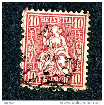 2959 Switzerland 1867  Michel #30  Used  Scott #53  ~Offers Always Welcome!~ - Used Stamps