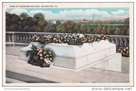 Tomb Of The Unknown Soldier Arlington Virginia 1934 - Arlington