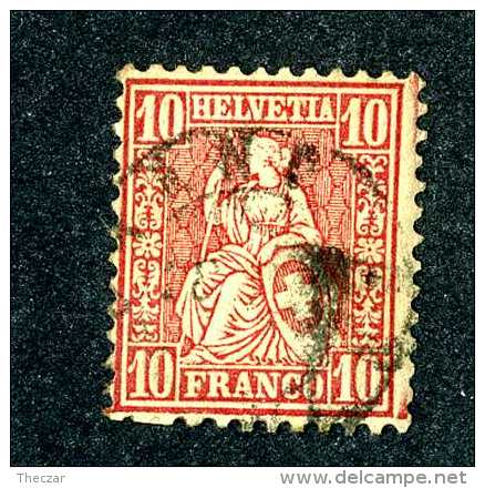 2975 Switzerland 1867  Michel #30  Used  Scott #53  ~Offers Always Welcome!~ - Used Stamps