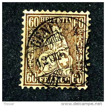 2982 Switzerland 1862  Michel #27  Used   Scott #48  ~Offers Always Welcome!~ - Gebraucht