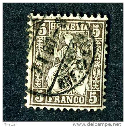 2996 Switzerland 1880  Michel #22f  Used   Scott #61  ~Offers Always Welcome!~ - Used Stamps