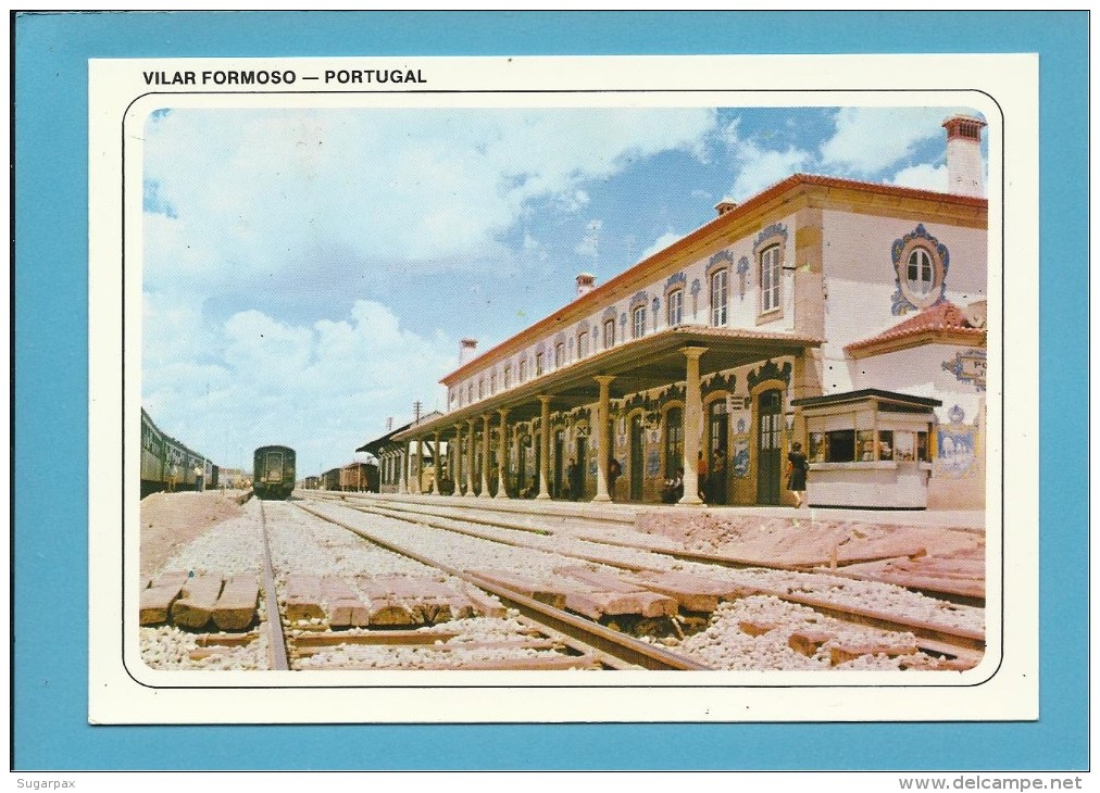 VILAR FORMOSO - ESTAÇÃO - RAILWAY - COMBÓIO - TRAIN - Portugal - 2 SCANS - Guarda