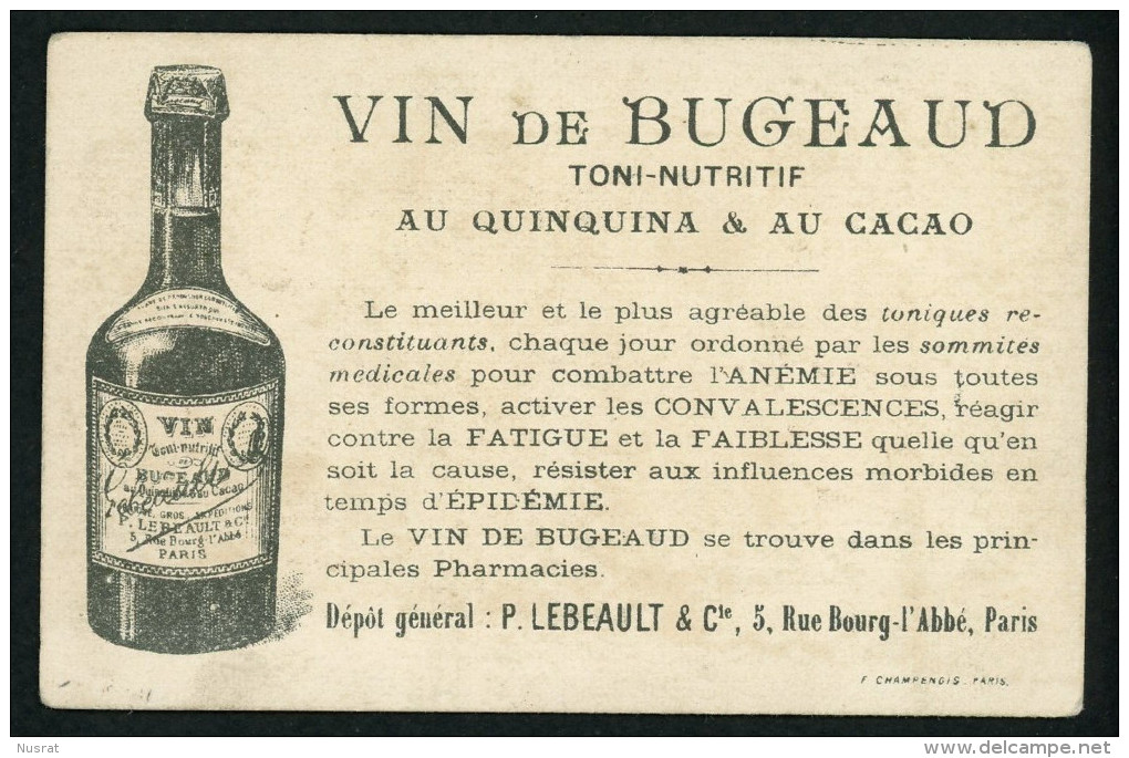 Chocolat Félix Potin, Jolie Chromo Lith. Champenois, Jeunes Gens, Thème Mariage, Noce, Les Accordailles - Félix Potin