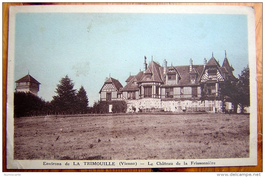 Cpa Environs De LA TRIMOUILLE 86 Le Château De La Frissonnière - La Trimouille