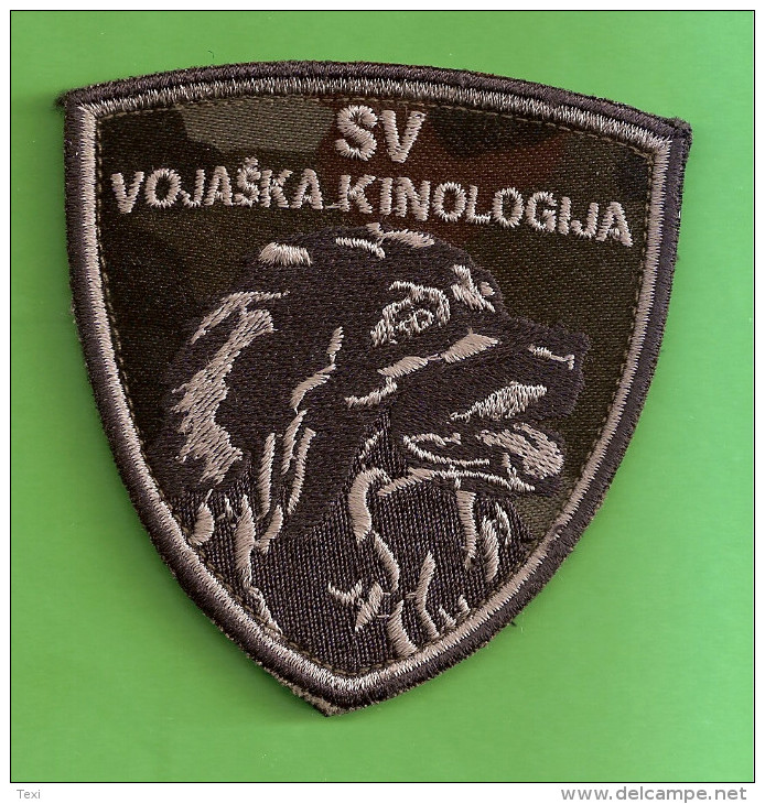 Military Cynology  Of The Slovenian Army - Patches