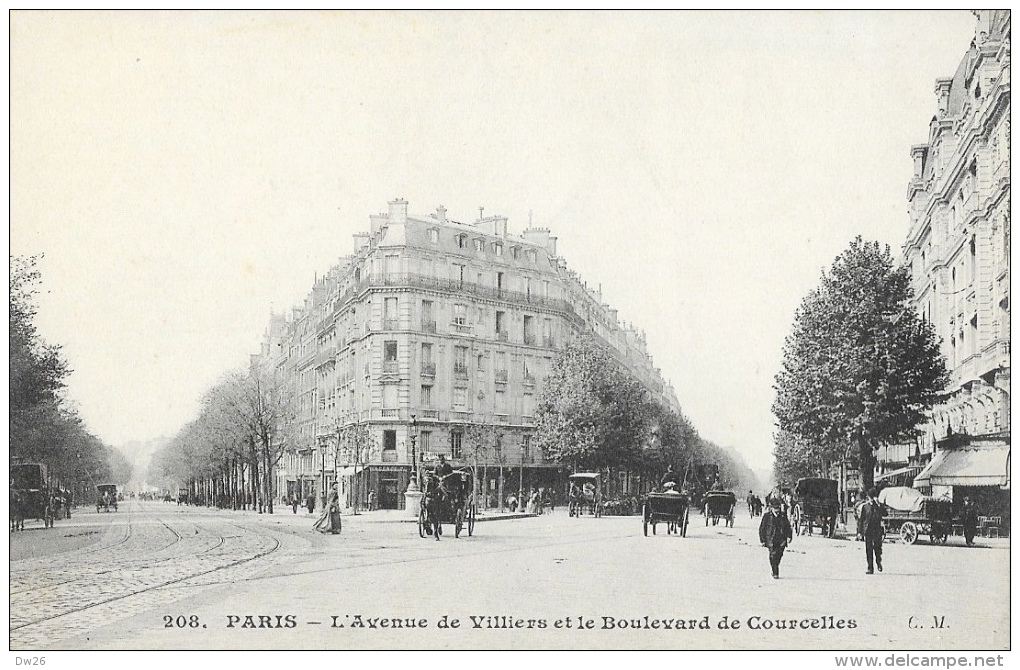 Paris (17e) - L´Avenue De Villiers Et Le Boulevard De Courcelles - Carte Animée, Non Circulée - Distretto: 17