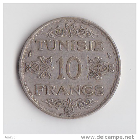 10 FRANCS TUNISIE 1935 - Túnez