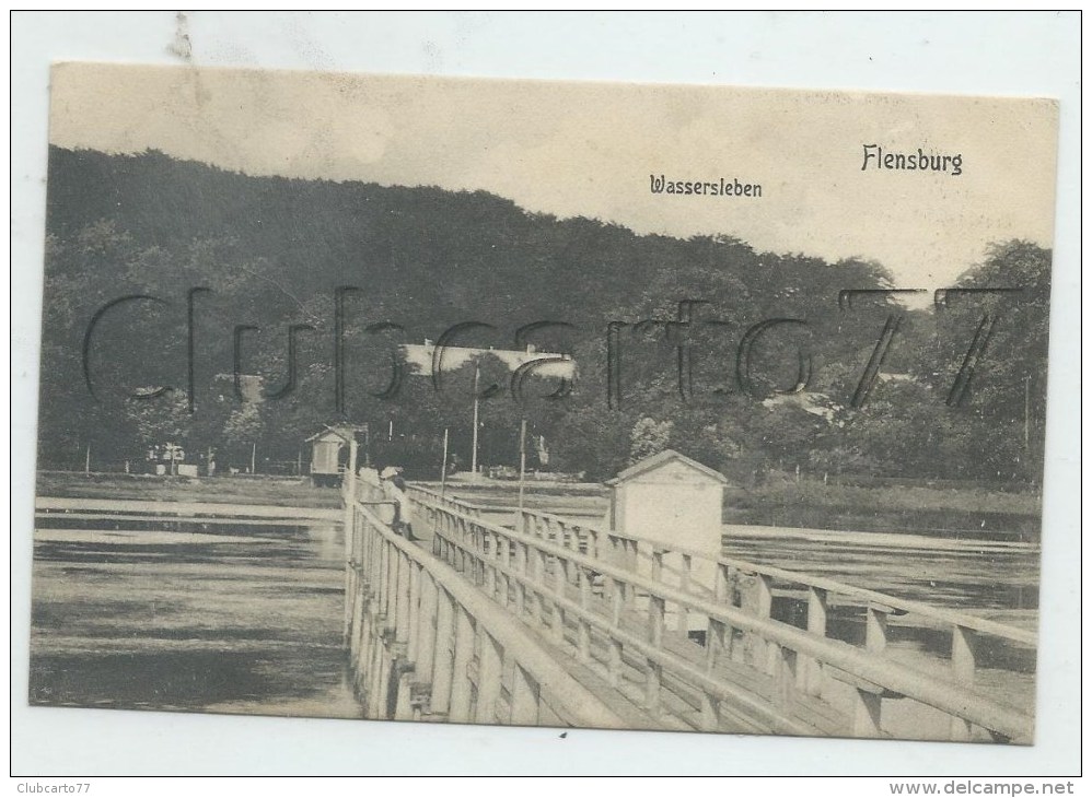 Flensbourg Ou Flensburg (Allemagne, Schleswig-Holstein): Wasserleben Im 1910 (lebendig) PF. - Flensburg