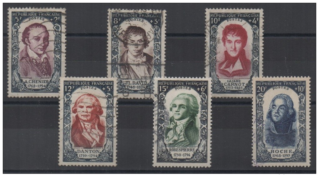 FRANCE - 1950 - YT N° 867 à 872 - Cote 90,00 € - Used Stamps