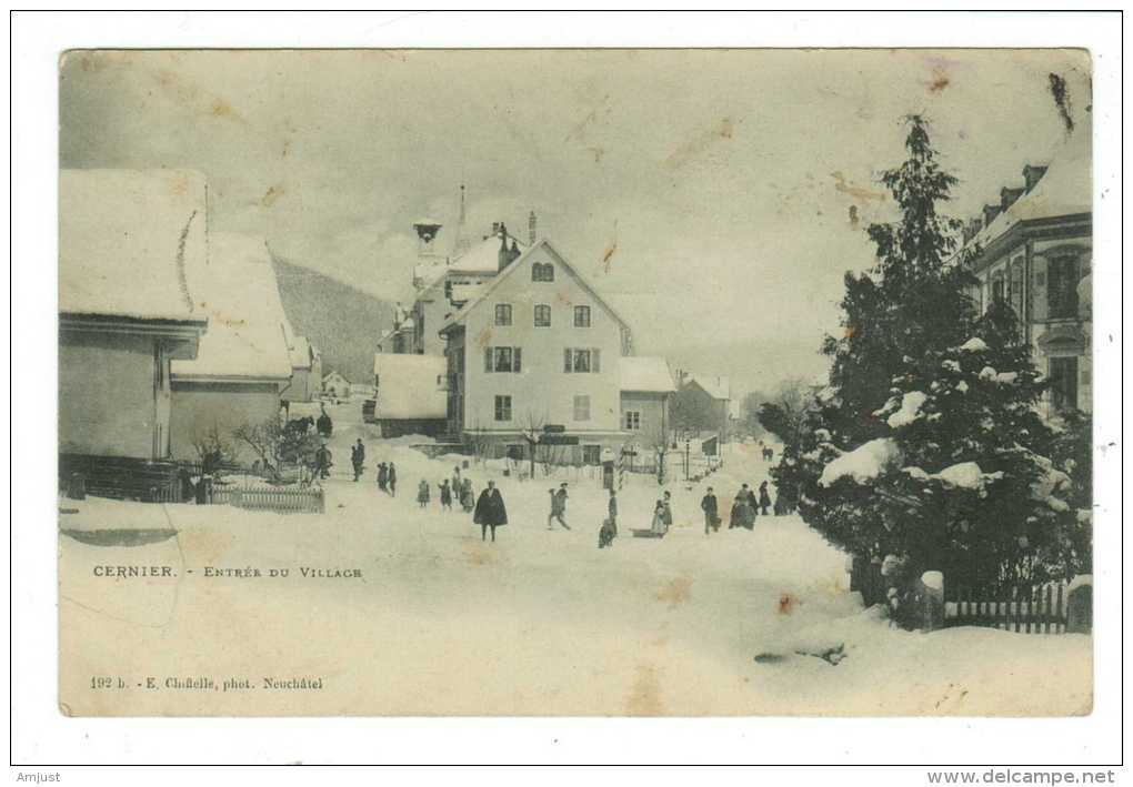 Suisse // Schweiz // Neuchâtel // Cernier, Entrée Du Village - Cernier