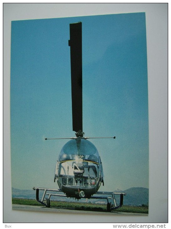 ELICOTTERO AUGUSTA  BELL    47  G   AEREONAUTICA   MILITARE    HELYCOPTERE  HELICOPTER    ITALY - Helicopters