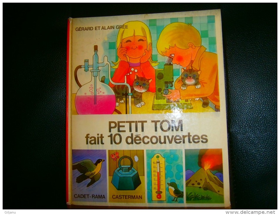 PETIT TOM FAIT 10 DECOUVERTES  ANNEE 1975 - Casterman