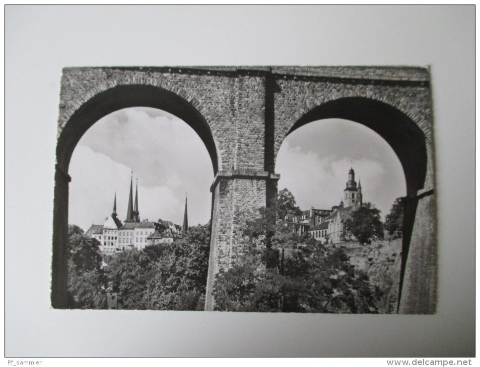 AK / Fotokarte Luxembourg La Cathedrale Et L'Eglise St. Michel. No 195 Messageries Paul Kraus - Luxemburg - Stad