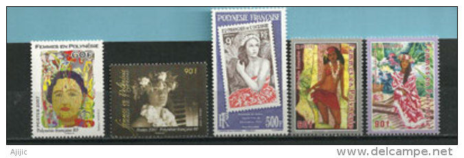 Les Femmes De La Polynésie. 5 T-p Neufs **  Côte 14,00 € - Unused Stamps