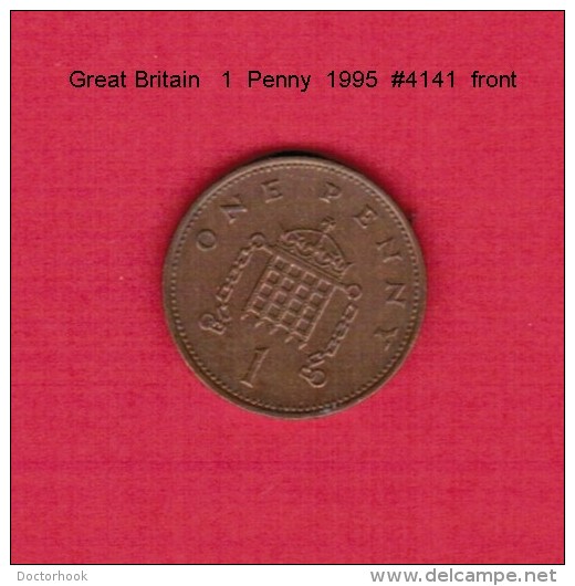 GREAT BRITAIN    1  PENNY  1995 (KM # 935a) - 1 Penny & 1 New Penny