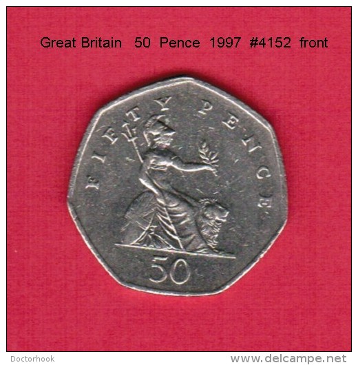 GREAT BRITAIN    50  PENCE  1997 (KM # 940.2) - 50 Pence