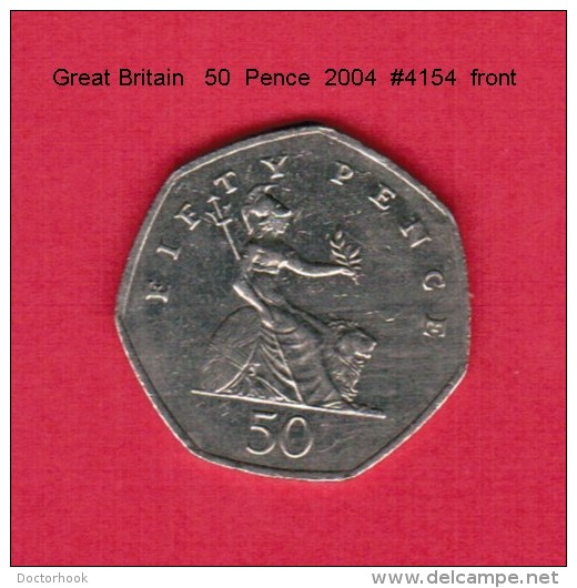 GREAT BRITAIN    50  PENCE  2004 (KM # 991) - 50 Pence