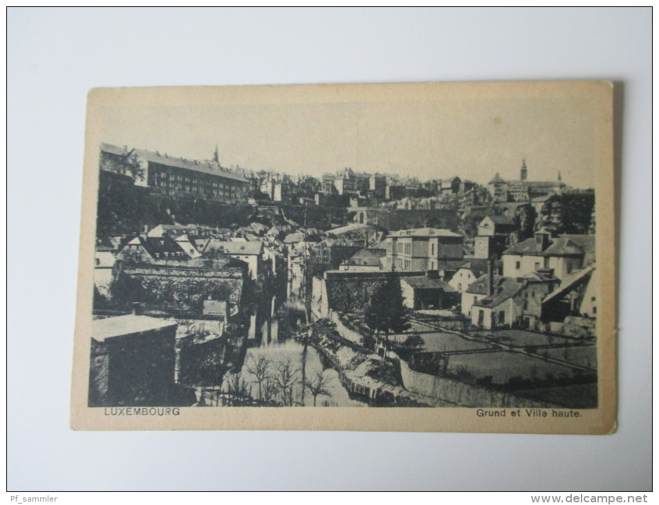 AK / Bildpostkarte Luxembourg. Grund Et Ville Haute. Edit. W. Capus, Luxembourg-Gare No 69 - Luxembourg - Ville