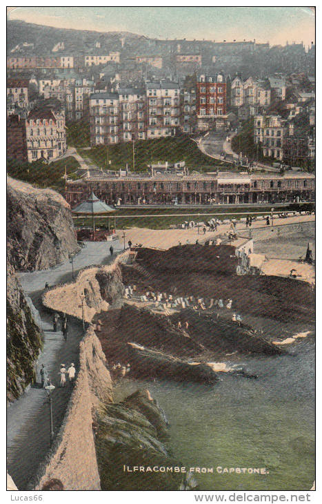 1920 CIRCA ILFRACOMBE FROM CAPSTONE - Ilfracombe